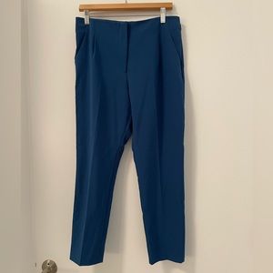 Topshop Petite Blue Work Pants / trousers